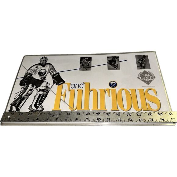 Lot of 5 Buffalo Sabres NHL Laminated Sign Fast Fuhrious‎ WGR 1993 LaFontaine - Picture 4 of 5